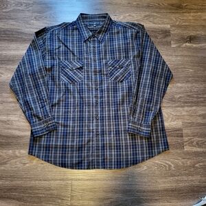 Beverly Hills Polo Club Men's Long Sleeve Shirt, Size 4XLB